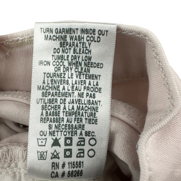 7 For All Mankind High Waist Ankle Skinny Jeans Women's Pink Size 30 - Picture 11 of 16